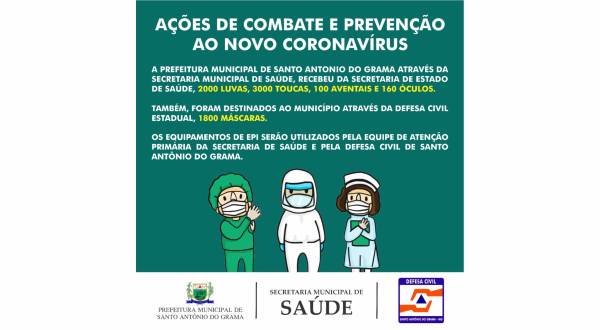 COMBATE E PREVENÇÃO AO NOVO CORONAVIRUS