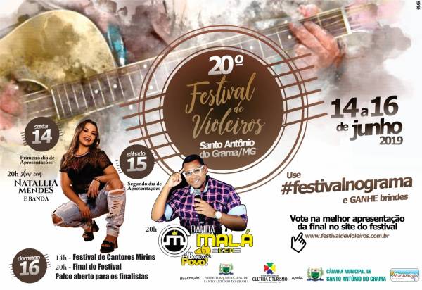 Programa&ccedil;&atilde;o do 20&ordm; Festival de Violeiros