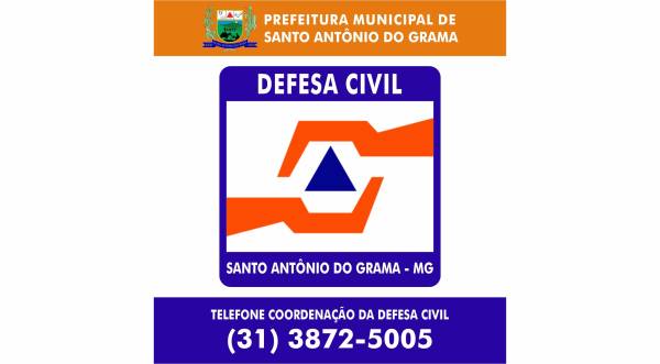 TELEFONE COORDENAÇÃO DA DEFESA CIVIL DE SANTO ANTÔNIO DO GRAMA